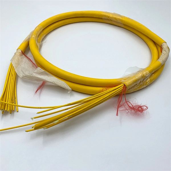What is the maximum distance in meters for a drop fiber optic cable 